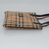 Burberry Black Label Beige Leather Handbag ( )