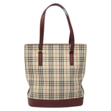 Burberry Nova Check Beige Canvas Tote Bag ( )