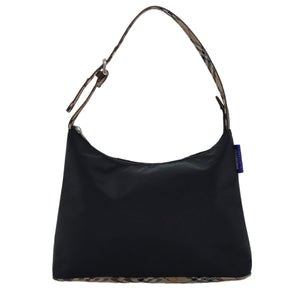 Burberry Blue Label Black Canvas Shoulder Bag ( )
