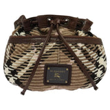 Burberry Blue Label Brown Wool Shoulder Bag ( )