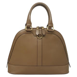 Burberry Vintage Check Brown Leather Handbag ( )