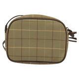 Burberry Vintage Check Beige Canvas Shoulder Bag ( )