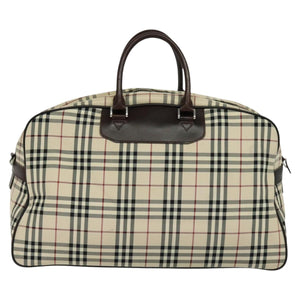 Burberry Nova Check Beige Canvas Travel Bag ( )
