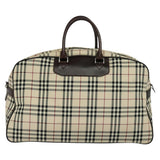 Burberry Nova Check Beige Canvas Travel Bag ( )