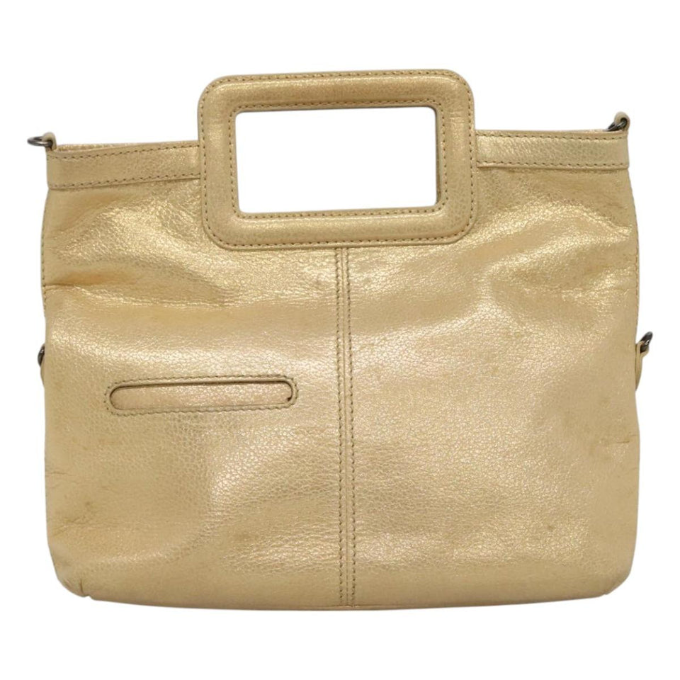 Burberry Blue Label Gold Leather Handbag ( )