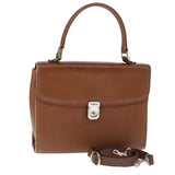 Burberry Nova Check Brown Leather Handbag ( )