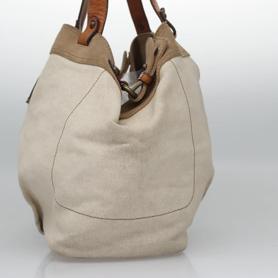 Burberry Blue Label Beige Canvas Tote Bag ( )