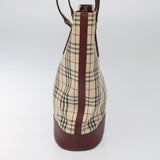 Burberry Nova Check Beige Canvas Tote Bag ( )
