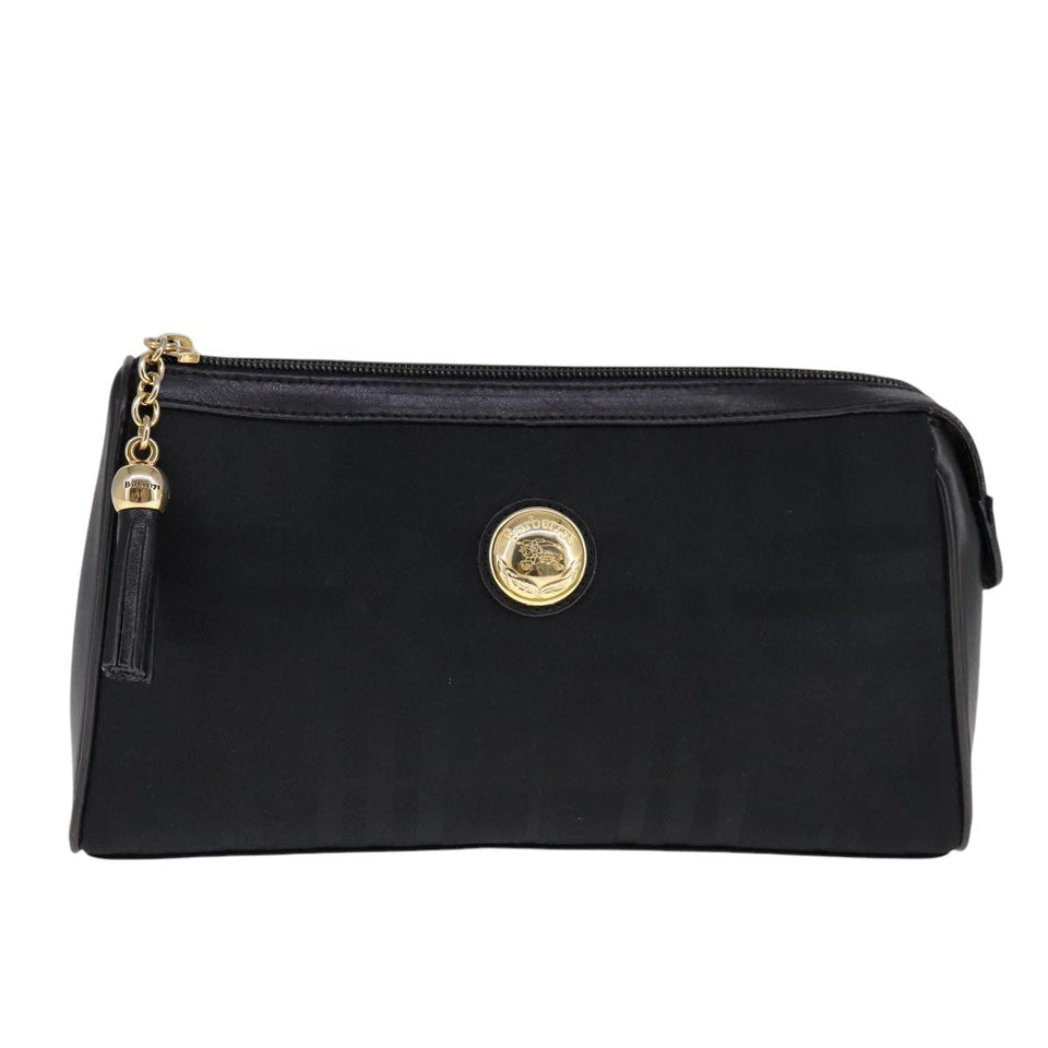 Burberry Black Canvas Clutch Bag ( )