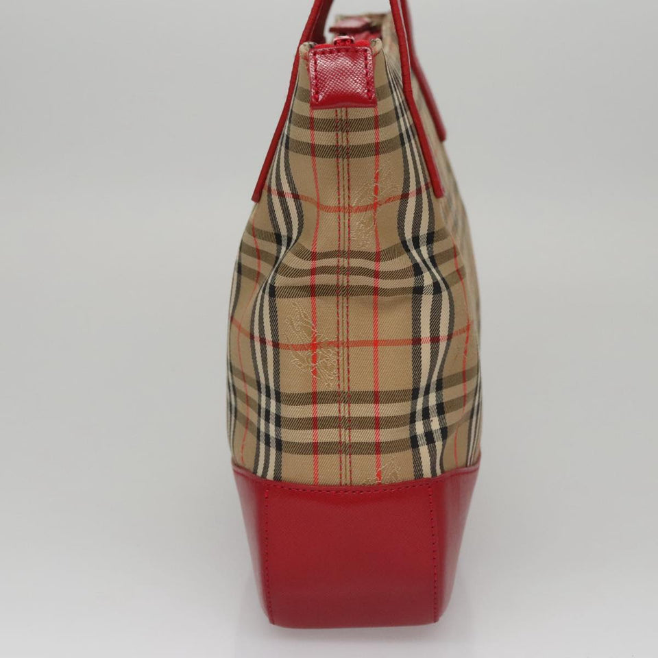 Burberry Nova Check Beige Canvas Handbag ( )