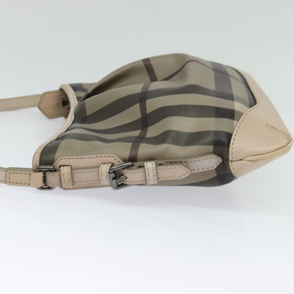 Burberry Nova Check Khaki Canvas Shoulder Bag ( )