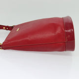 Burberry Nova Check Red Leather Shoulder Bag ( )