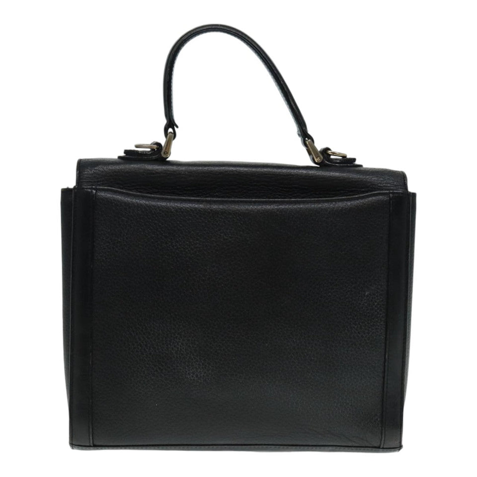 Burberry - Black Leather Handbag ( )