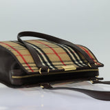 Burberry Nova Check Beige Wool Shoulder Bag ( )