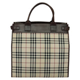Burberry Nova Check Beige Canvas Tote Bag ( )