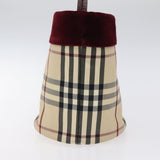 Burberry Nova Check Beige Canvas Handbag ( )