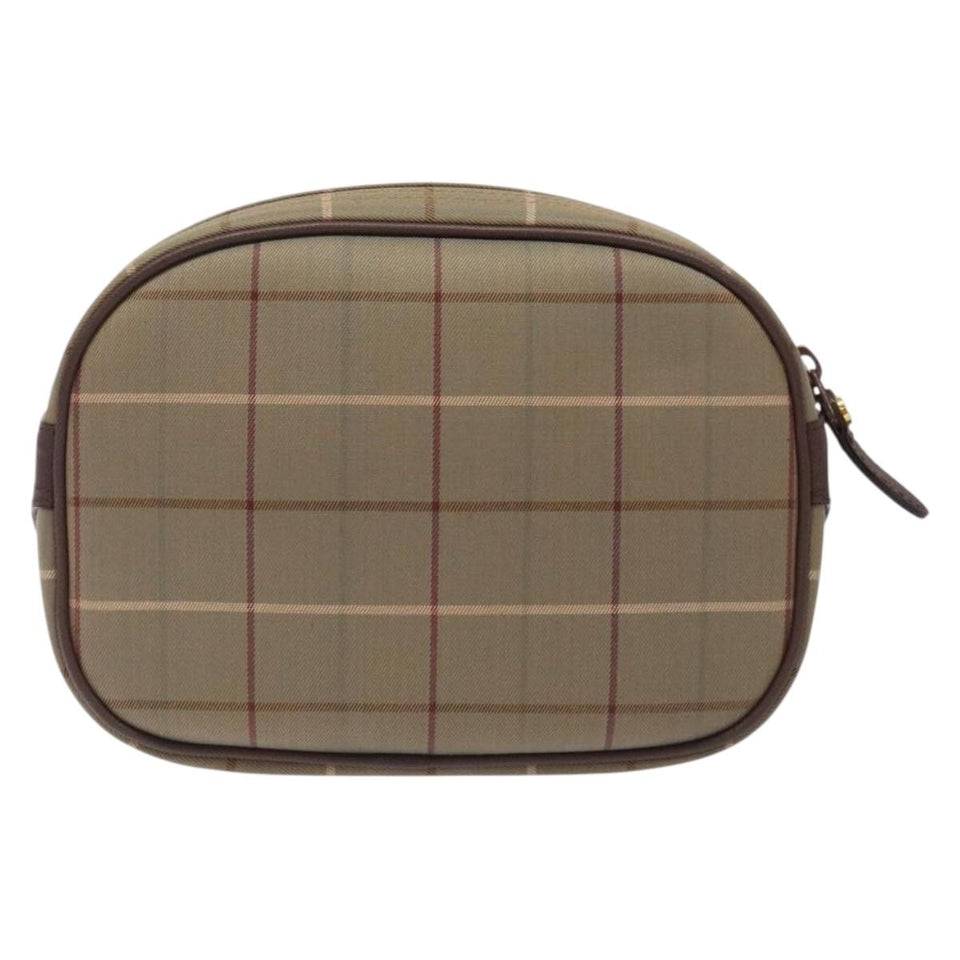 Burberry Nova Check Beige Canvas Clutch Bag ( )