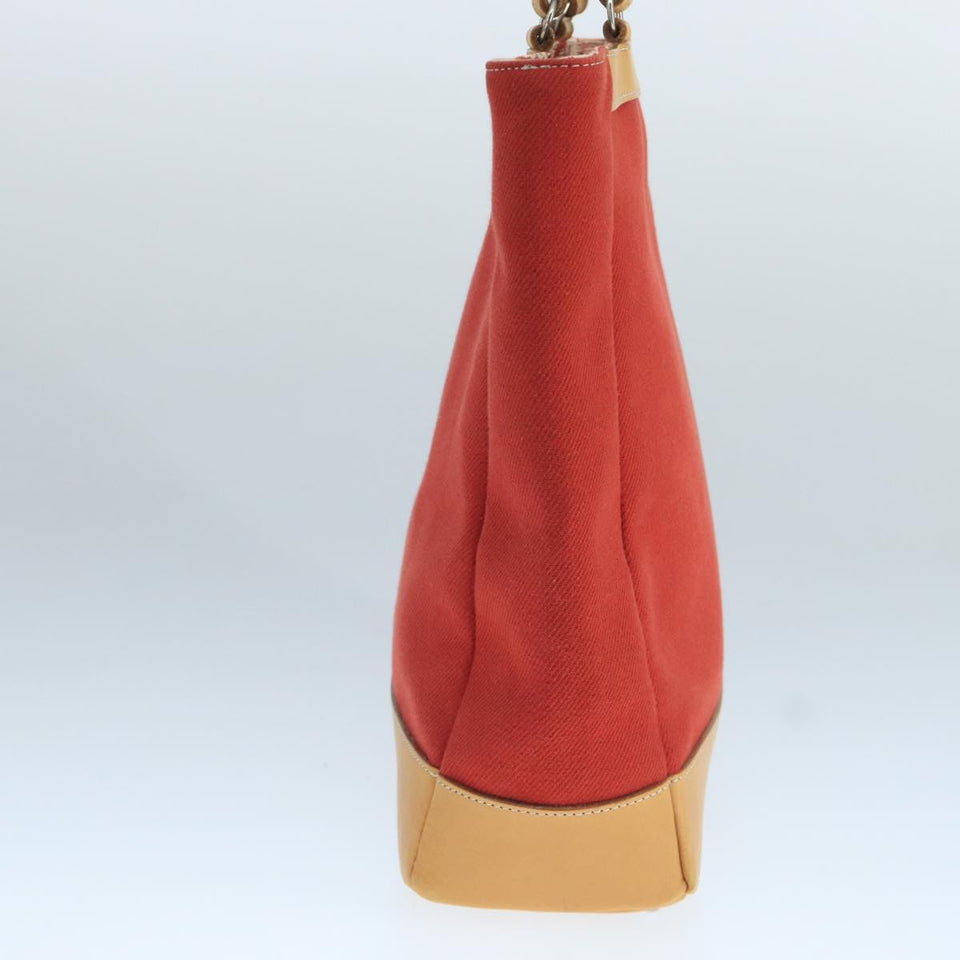 Burberry Blue Label Red Canvas Tote Bag ( )
