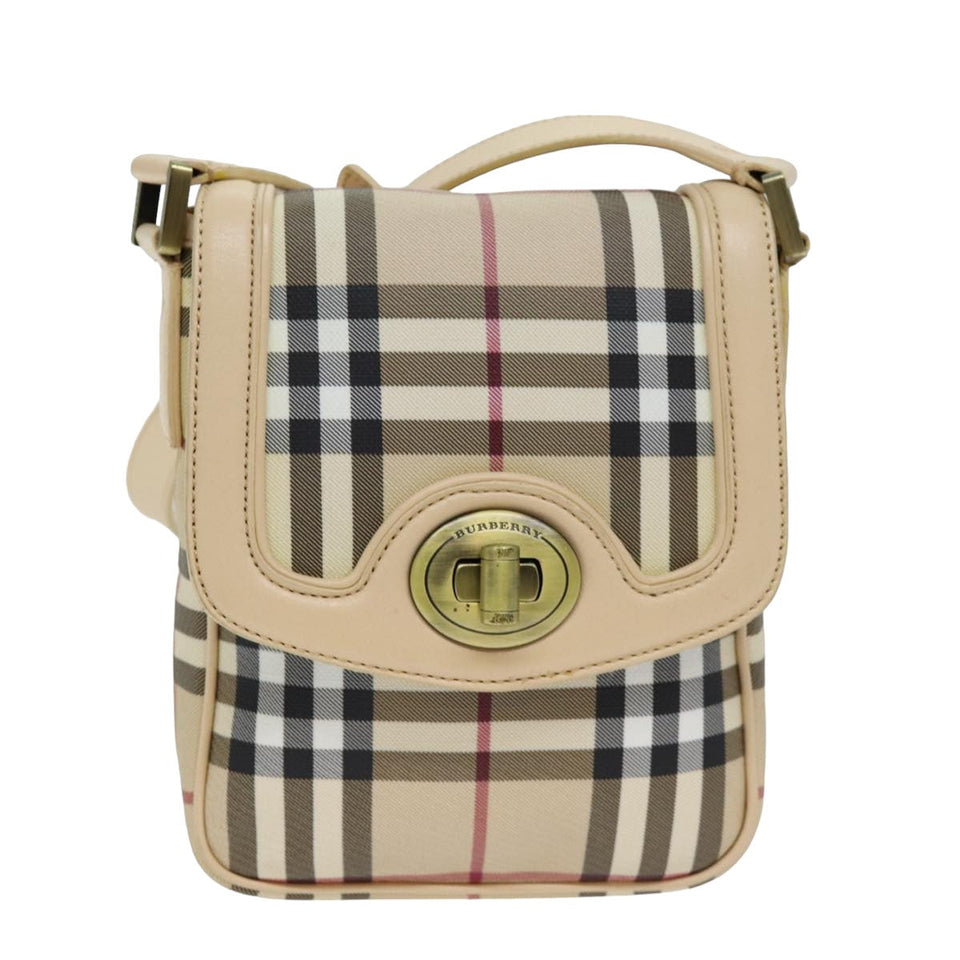 Luxury Burberry Nova Check Shoulder Bag