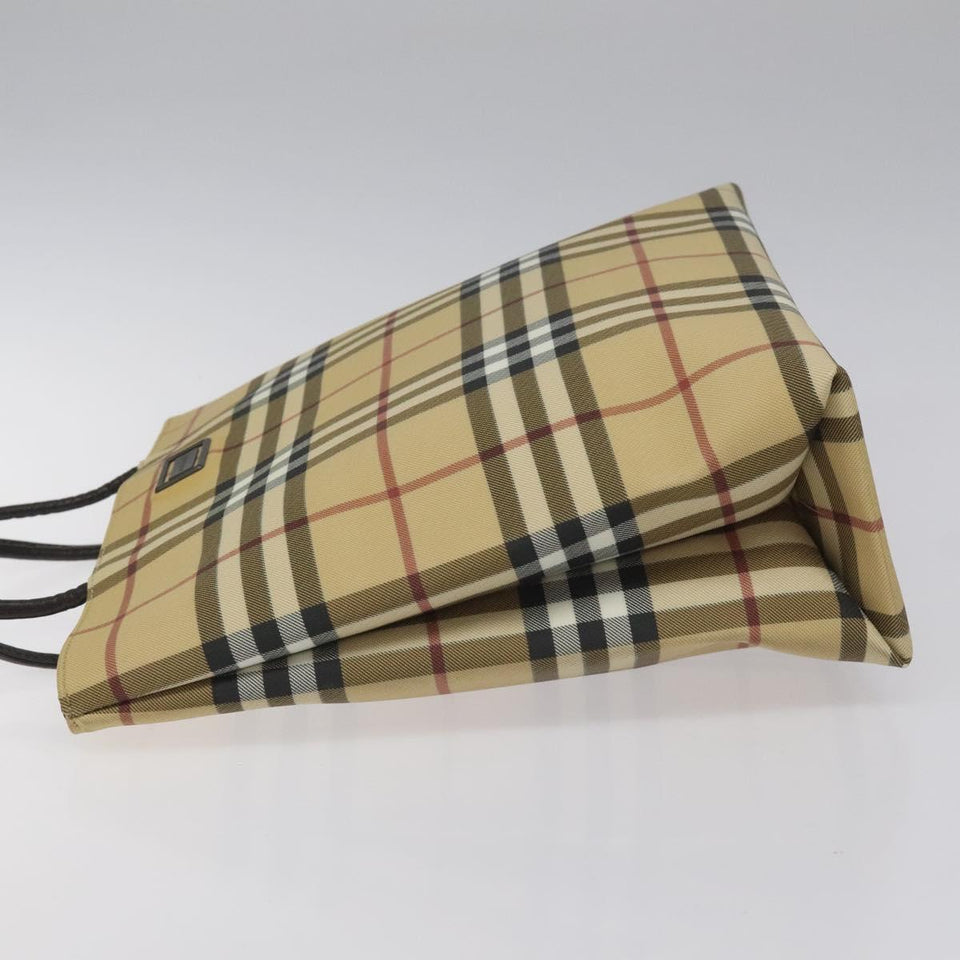 Burberry Nova Check Beige Canvas Handbag ( )