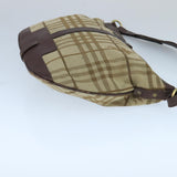 Burberry Nova Check Beige Canvas Shoulder Bag ( )