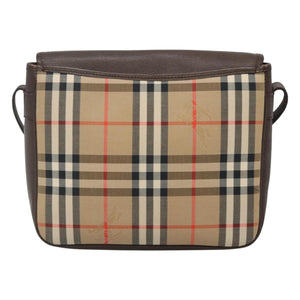 Burberry Nova Check Beige Canvas Shoulder Bag ( )