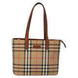 Burberry Nova Check Beige Canvas Tote Bag ( )