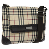 Burberry Nova Check Beige Synthetic Shoulder Bag ( )