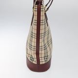 Burberry Nova Check Beige Canvas Tote Bag ( )