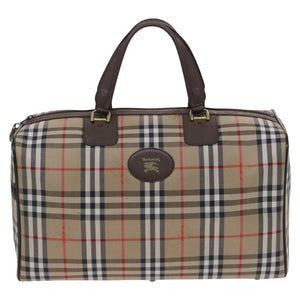 Burberry Nova Check Beige Canvas Travel Bag ( )