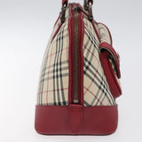 Burberry Nova Check Beige Canvas Handbag ( )