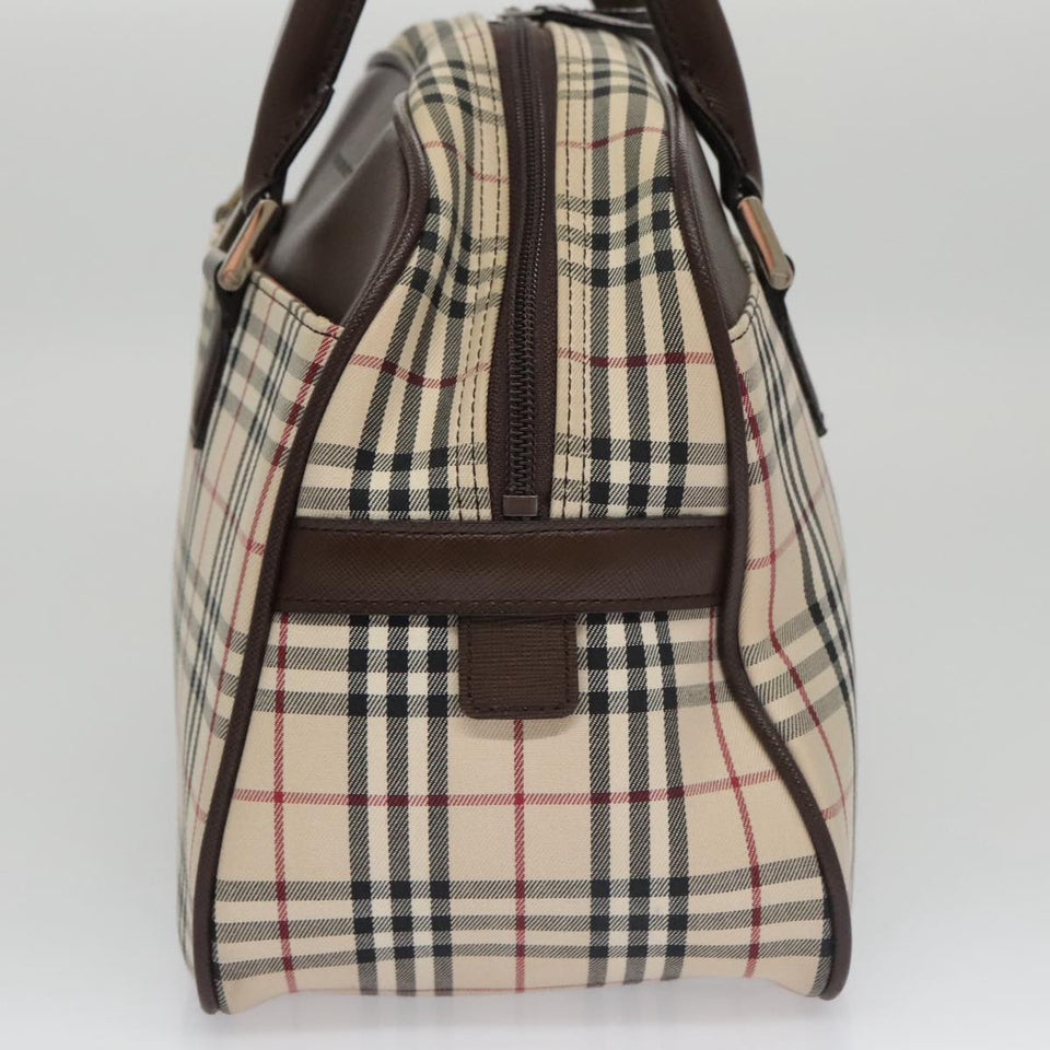Burberry Nova Check Beige Canvas Handbag ( )