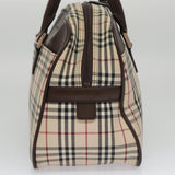 Burberry Nova Check Beige Canvas Handbag ( )