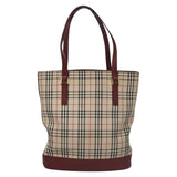 Burberry Nova Check Beige Canvas Tote Bag ( )