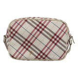 Burberry Nova Check Pink Nylon Shoulder Bag ( )