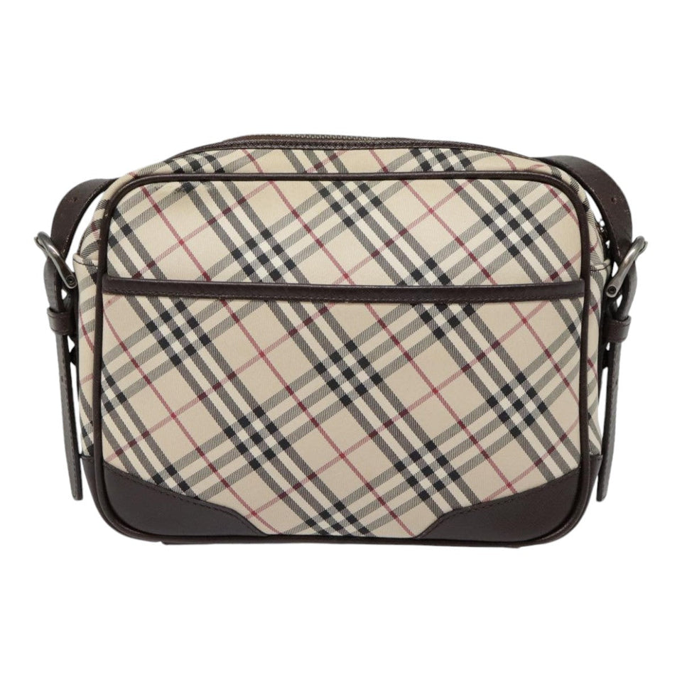 Burberry Nova Check Beige Canvas Shoulder Bag ( )