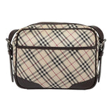 Burberry Nova Check Beige Canvas Shoulder Bag ( )