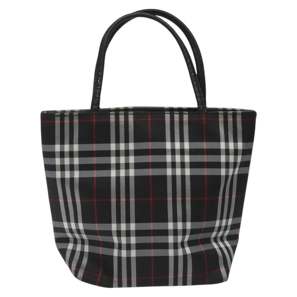 Burberry Nova Check Black Synthetic Handbag ( )