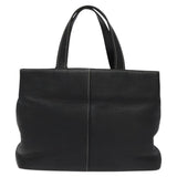 Burberry Nova Check Black Leather Tote Bag ( )