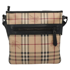 Burberry Nova Check Beige Leather Shoulder Bag ( )