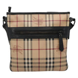 Burberry Nova Check Beige Leather Shoulder Bag ( )