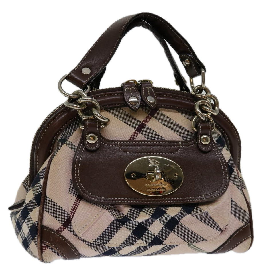Burberry Blue Label Beige Canvas Handbag ( )