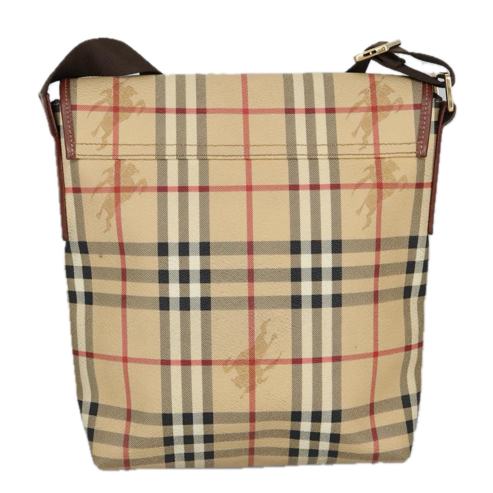 Burberry Nova Check Beige Canvas Shoulder Bag ( )
