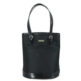 Burberry Nova Check Black Leather Tote Bag ( )