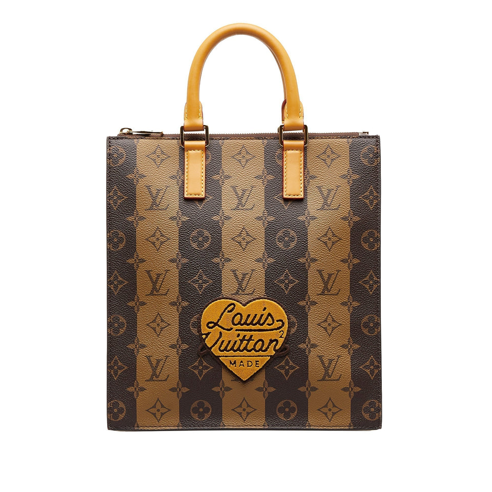 Louis Vuitton x Nigo Monogram Sac Plat Cross Satchel Handbag