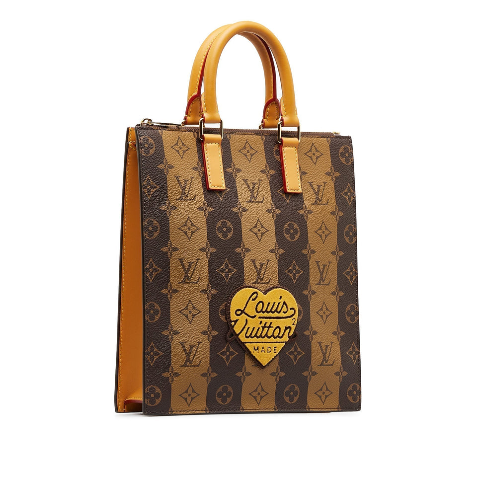 Louis Vuitton x Nigo Monogram Sac Plat Cross Satchel Handbag