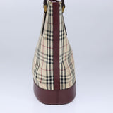 Burberry Nova Check Beige Canvas Handbag ( )