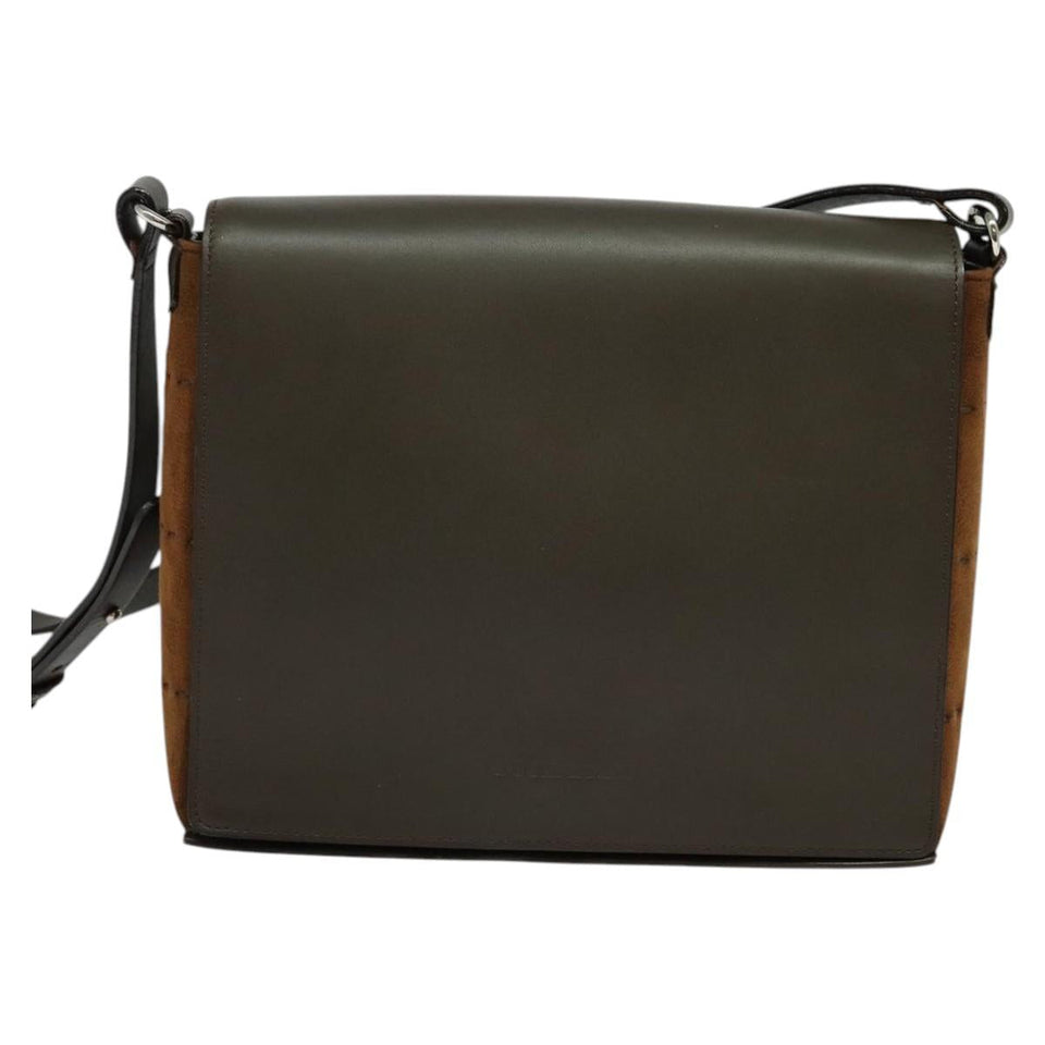 Burberry Brown Leather Shoulder Bag ( )