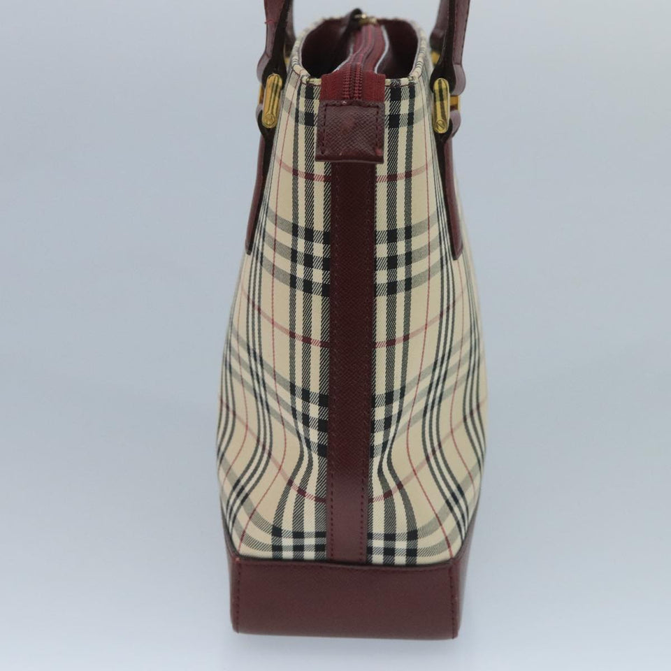 Burberry Nova Check Beige Canvas Tote Bag ( )