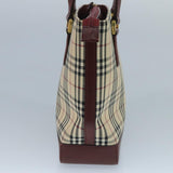 Burberry Nova Check Beige Canvas Tote Bag ( )